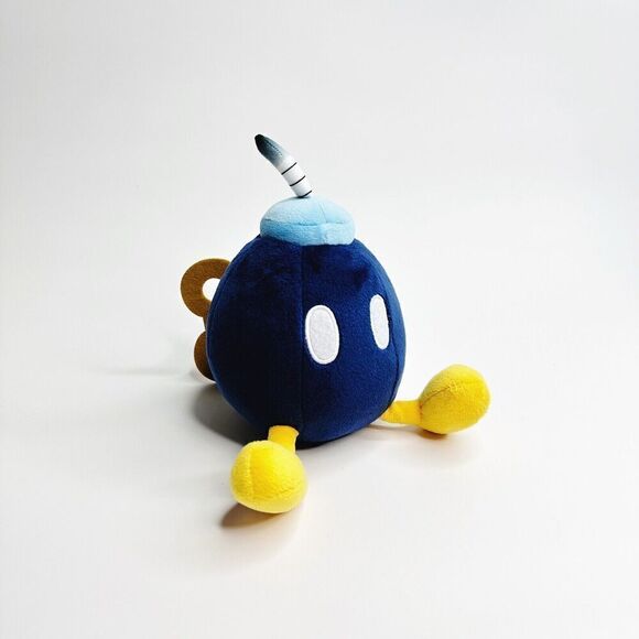 San-Ei Co Super Mario Bros BOMB Plush Doll BOB-OMB Stuffed Soft Toy  Nintendo 6" - Picture 2 of 5